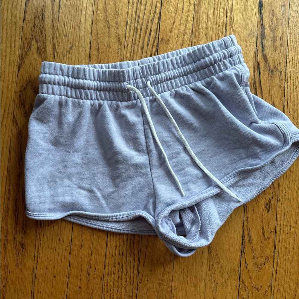 Aritizia Madewell Sunday Best Sweat Shorts Lavendar